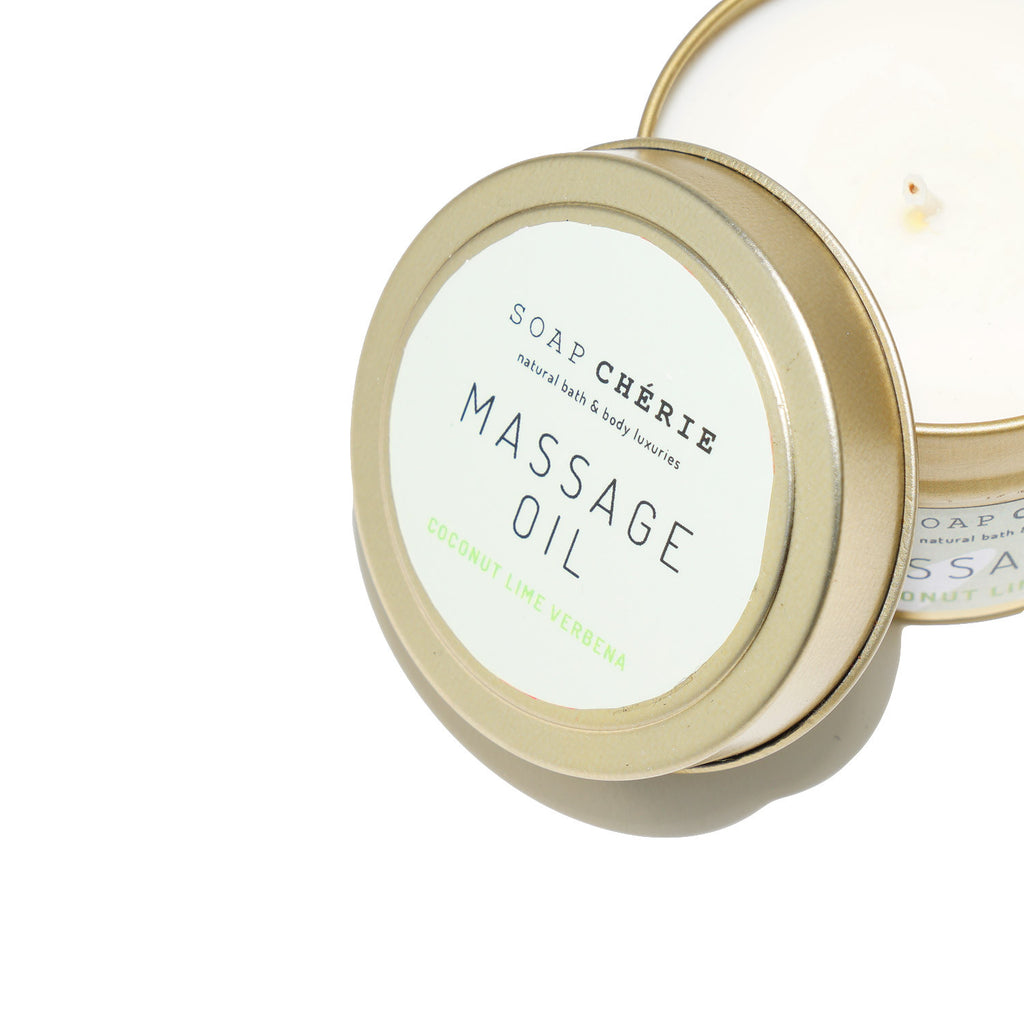 Massage Oil Candle - Coconut Lime Verbana